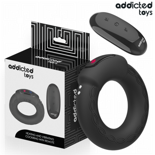 Inel Vibrant cu Efect de Încălzire Addicted Toys