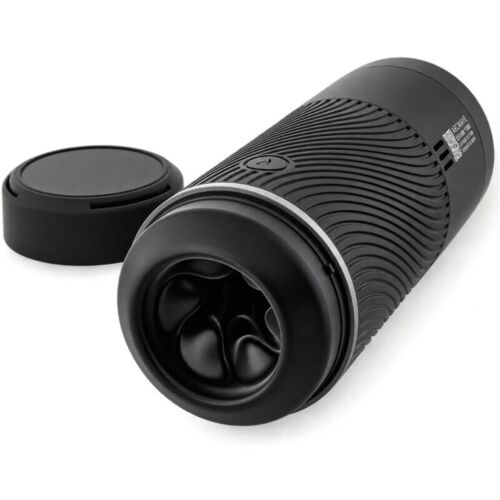 Masturbator manual ARCWAVE Pow negru cu control al aspirației