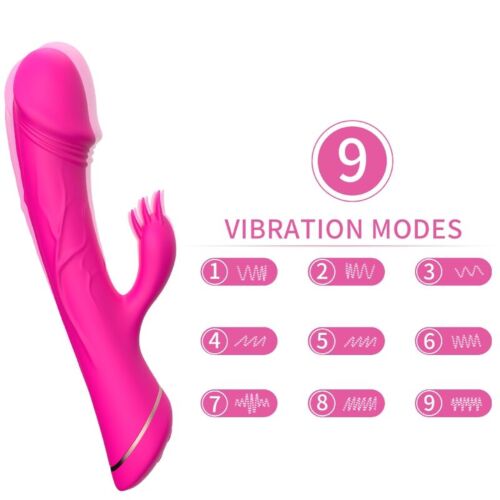 Vibratoare Rabbit ARMONY - Dildo vibrator cu 2 motoare