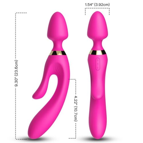Vibrator ARMONY MASSAGER RABBIT FUCHSIA cu vibrație variată