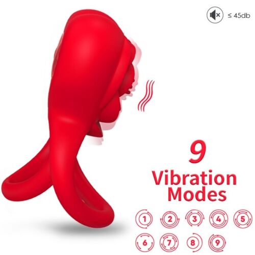 Inel Vibrator ARMONY Heart Red