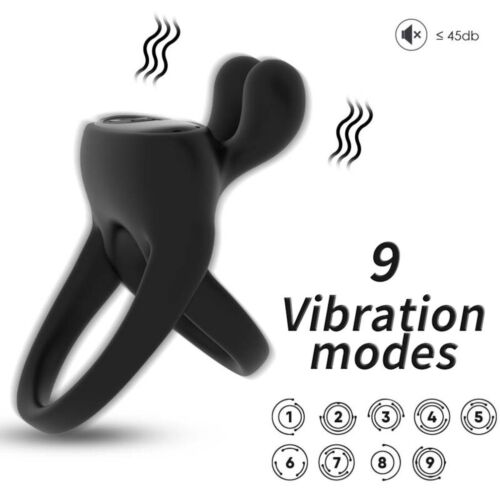 Inel Vibrant ARMONY - 9 Moduri de Vibrație și Design Submersibil