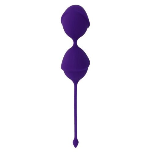 Bile Kegel KarmyFit Silicone Violet pentru întărirea pelvicului