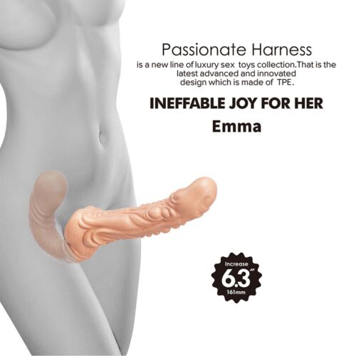 Penis dublu BAILE EMMA texturat