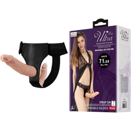 Double-ended Dildo Baile Harness Collection with Adjustable Harness