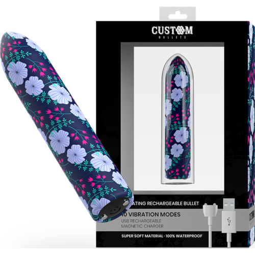 Vibrator Custom Bullets Spring - 10 moduri de vibrație