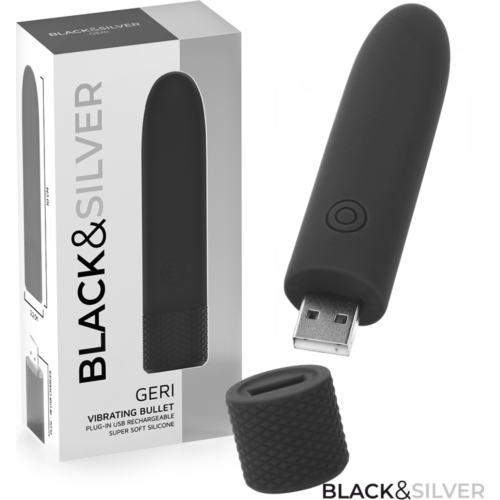 Vibrator BLACK&SILVER GERI - Vibrații intense și discrete