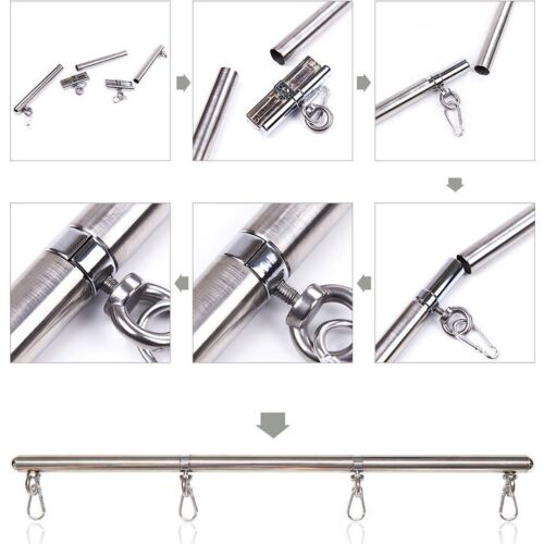 Cătușe OHMAMA FETISH cu 4 cârlige pentru restricție