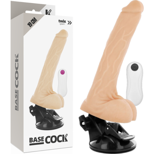 Vibrator BASECOCK 19 cm cu control remote