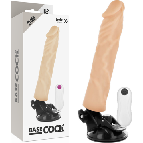 Vibrator Basecock 21 cm cu control de la distanță