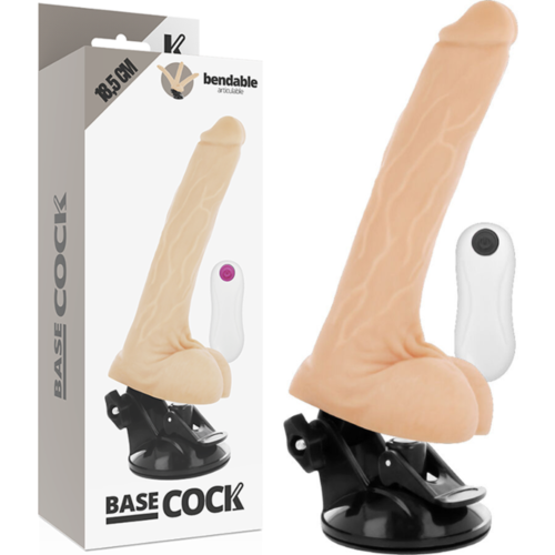 Vibrator BASECOCK 18.5 cm cu control remote