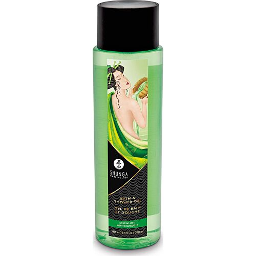 Gel de baie SHUNGA Menta 370 ml pentru piele sensibilă