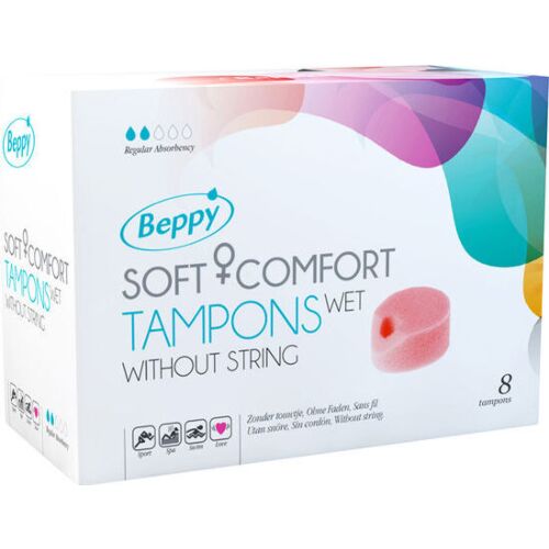 Tampon Beppy Soft Comfort fără cordon pentru menstruație