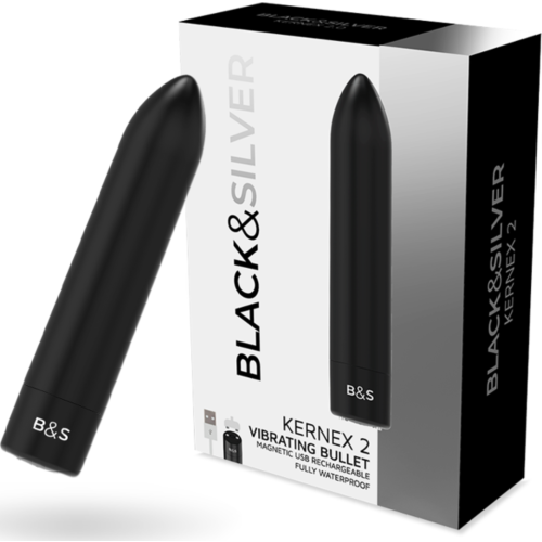 Vibrator BLACK&SILVER Kernex 2 cu vibrații puternice