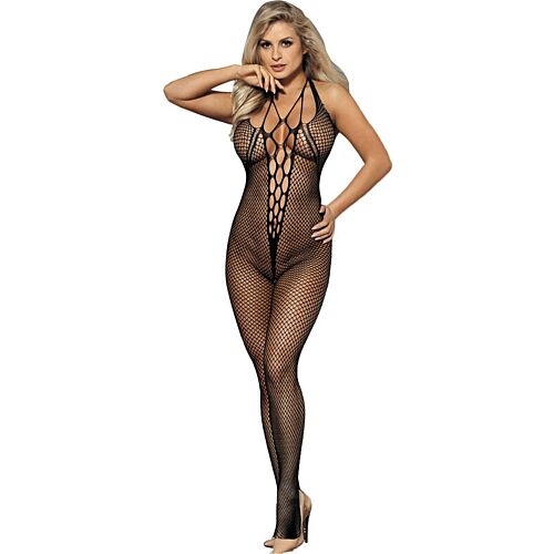 Bodystocking SUBBLIME 951788 cu mână lungă și curele