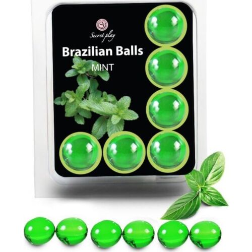 Lubrifiant Brazilian Balls SECRETPLAY cu aromă și lubrifier