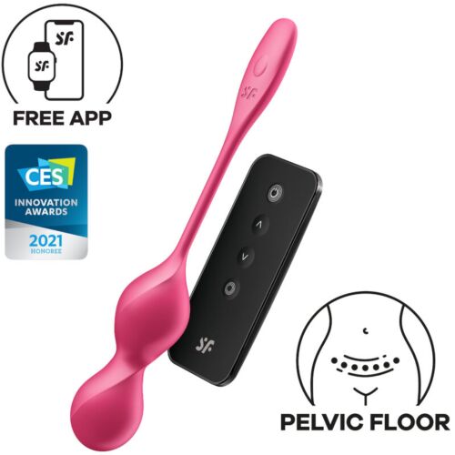 Bile Kegel Vibrante SATISFYER LOVE BIRDS 2 cu aplicație