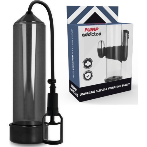 Pompă Pump Addicted RX7 cu vibrator pentru erecții ferme