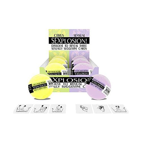 Bombe de baie Kheper Games SEXPLOSION cu cărți erotice