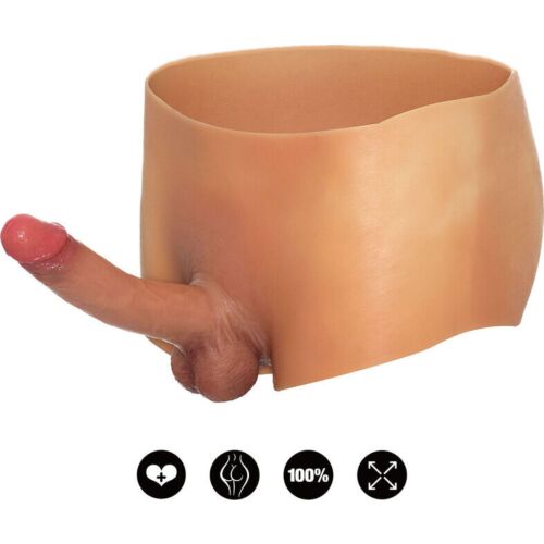 Chiloți HIDDEN DESIRE ALTER EGO cu penis realist 18 cm
