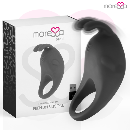 Vibrator MORESSA Brad cu stimulare clitoriană