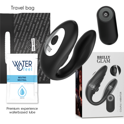 Vibrator Brilly Glam Couple Pulsing cu control remote