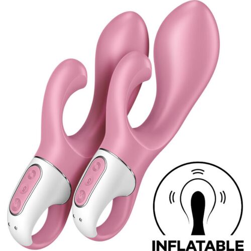 Vibrator Satisfyer Air Pump Bunny 2 cu umflare