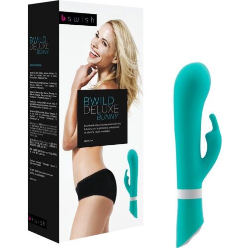 Vibrator B SWISH BWILD DELUXE BUNNY pentru stimulare duală