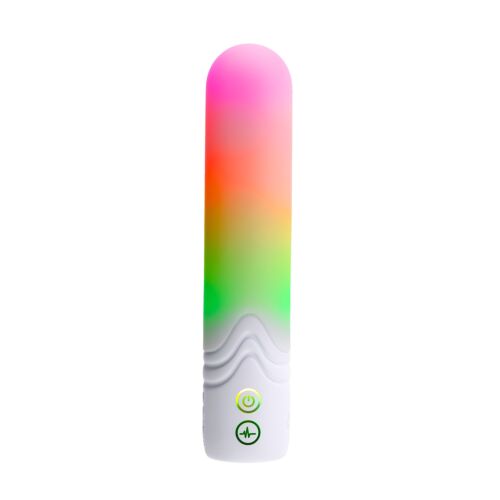 Vibrator Paradise Pleasure Products The Bullet cu iluminare RGB