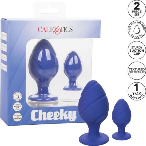 Plug anal CALEXOTICS Cheeky cu textură individuală