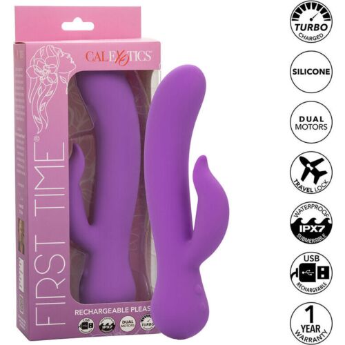 Vibrator CALEXOTICS First Time cu stimulator dual