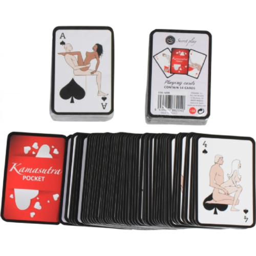 Joc erotic SECRETPLAY Cartas Kamasutra mini 54 posturi