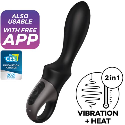Vibrator anal Satisfyer Heat Climax cu funcție de căldură