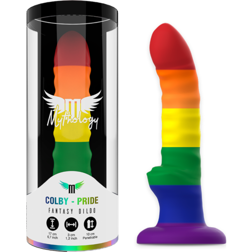 Dildo MYTHOLOGY Colby Pride adaptabil pentru hamuri
