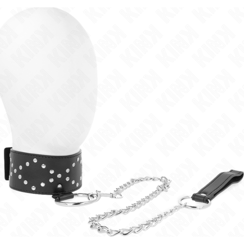 Colier BDSM KINK Model 3 cu coroană ajustabilă