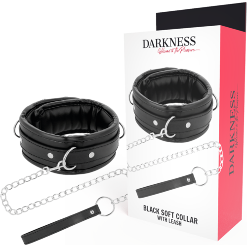 Colier Darkness Bondage cu sistem de blocare