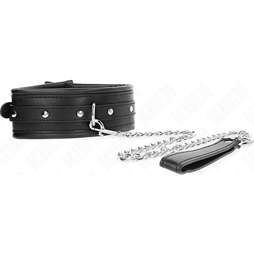 Collar KINK cu correa pentru BDSM