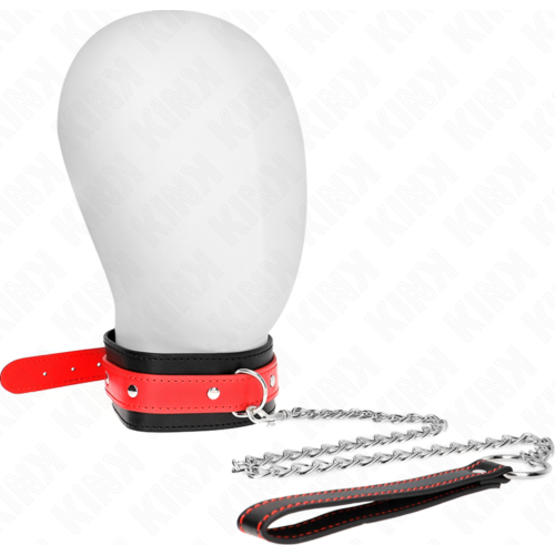 Colier BDSM KINK 65 cm ajustabil pentru control total