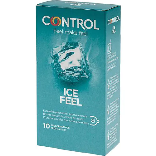 Prezervative Control Ice Feel cu aromă de mentă