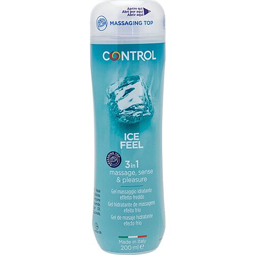 Lubrifiant Control Gel 3 în 1 cu efect răcoritor