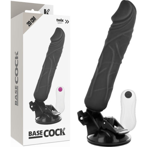 Vibrátor Basecock 20 cm cu Control Remot