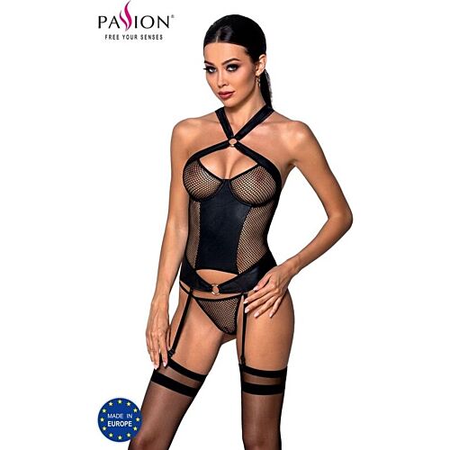 Corset Lingerie Passion Woman Amanda L/XL - Piele ecologică