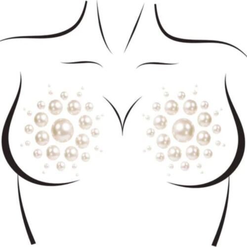 Cubrepezones Leg Avenue Isla cu strass și purpurina