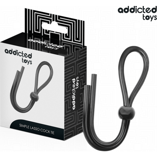 Inel Addicted Toys cu cordon de silicon