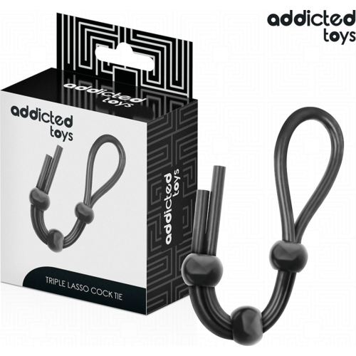 Inel Addicted Toys Cuerda Silicona de Lazo Triple