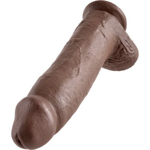 Dildo KING COCK 30.48 CM cu detalii realiste