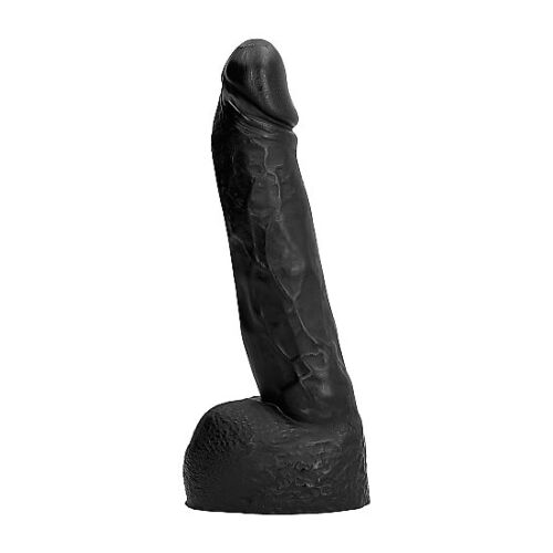 Dildo Fisting All Black 20 cm cu structură realistă