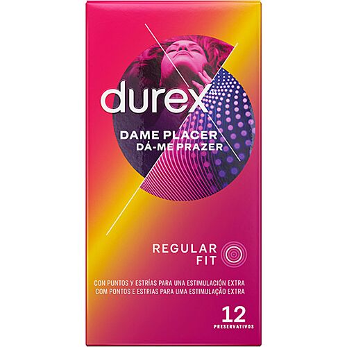 Prezerivatve Durex Dame Placer cu puncte și striații