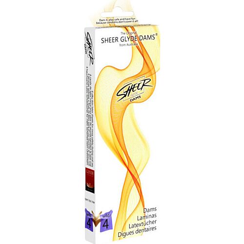 Lámină Sexuală SHEER GLYDE cu Aromă de Mure