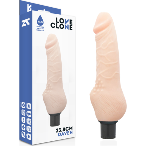 Vibratoare Loveclone Daven 23.8 cm cu auto-lubrifiere